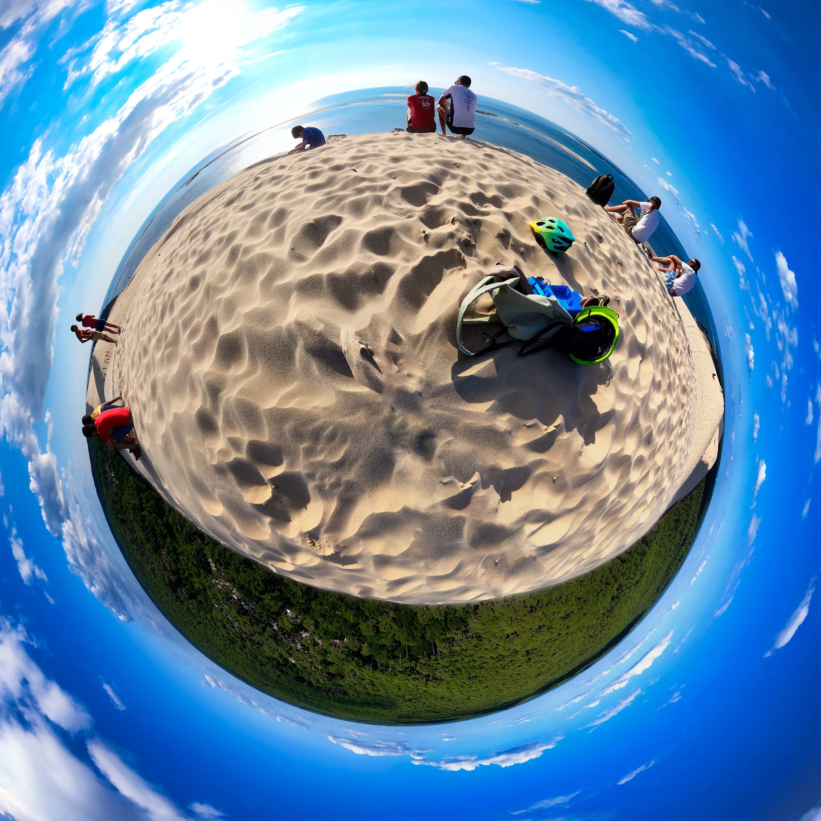 Vista grande de Planeta Dune du Pilat