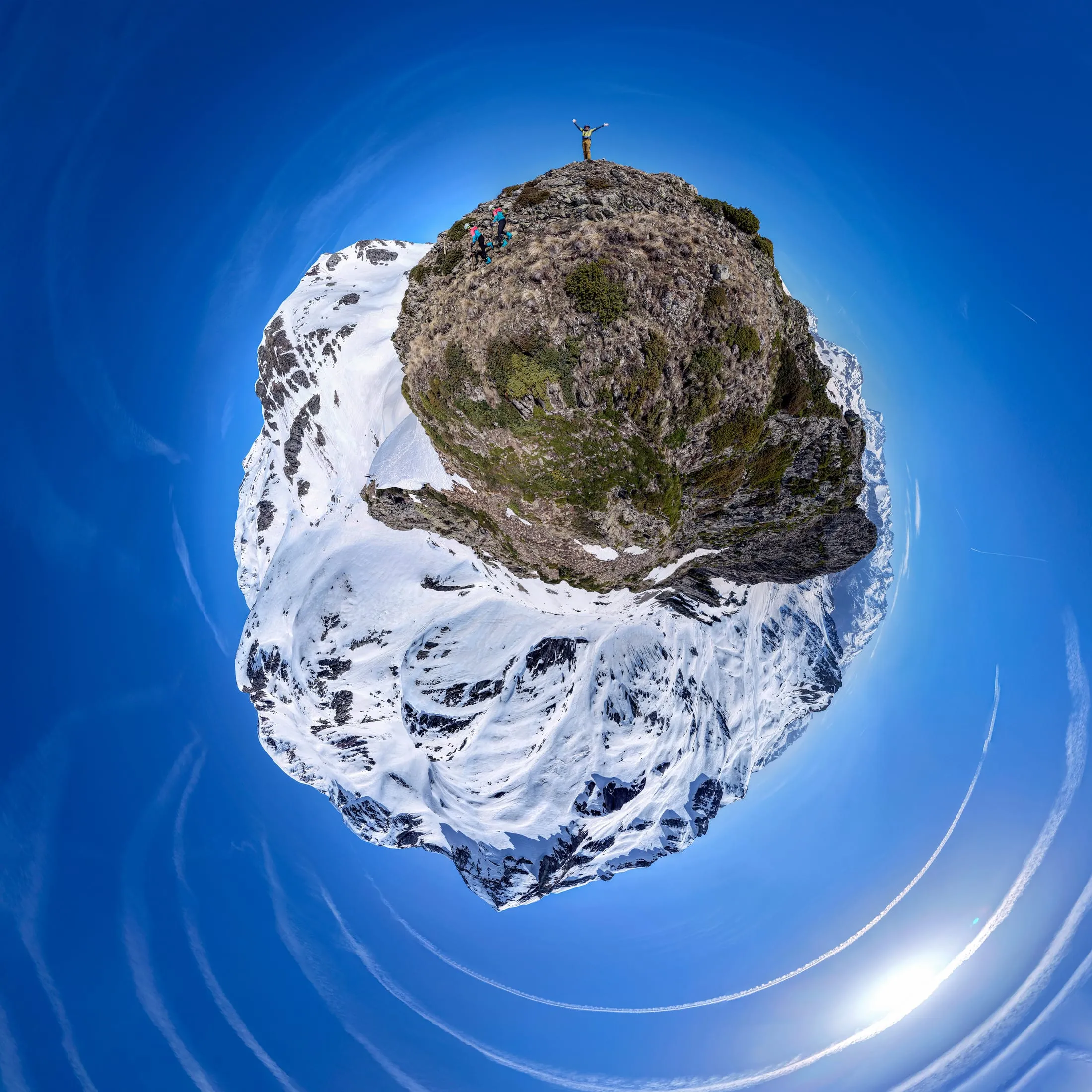 Vista grande de Planeta Pico de la Garganta