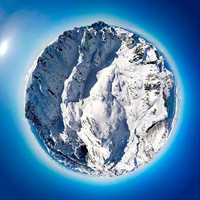 Mini planeta Planeta Trollfjordvatnet