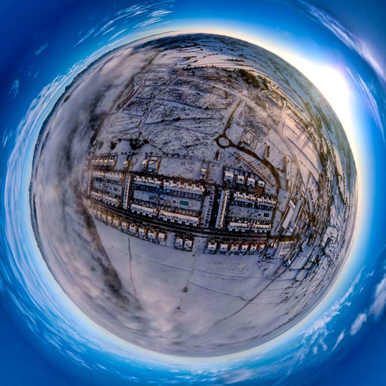 Mini planeta Planeta Tierz Nieve